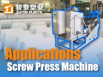 Screw Press Dewatering machin aplikasyon pou: Gid ekspè pou dlo ize ak endistri