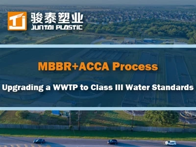 Etid ka: Amelyore yon WWTP pou klas III Dlo Standards Sèvi ak MBBR+ACCA Pwosesis